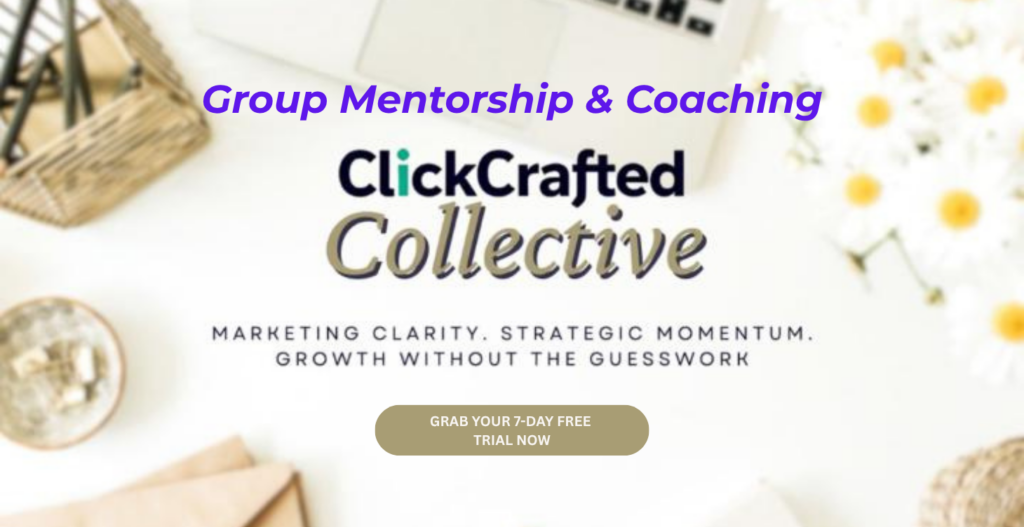 Group mentorship with ClickCrafted